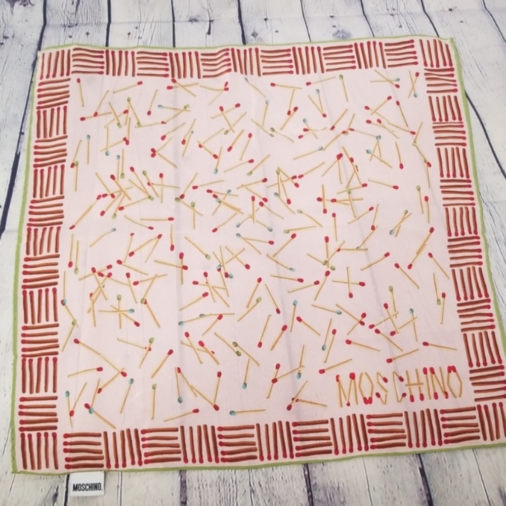 Moschino silk scarf